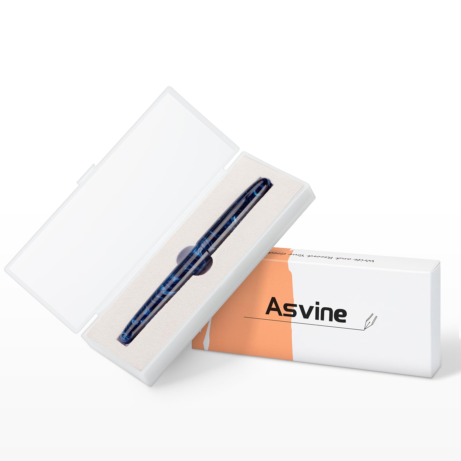 Amazon | Asvine C80 万年筆 #8 スタブ 1.1mm ペン先 大型 ハンド